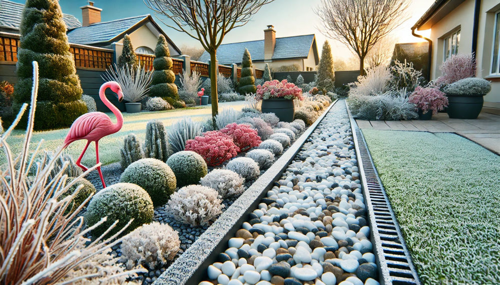 decorative stones in the garden by Pattrick and Thompsons